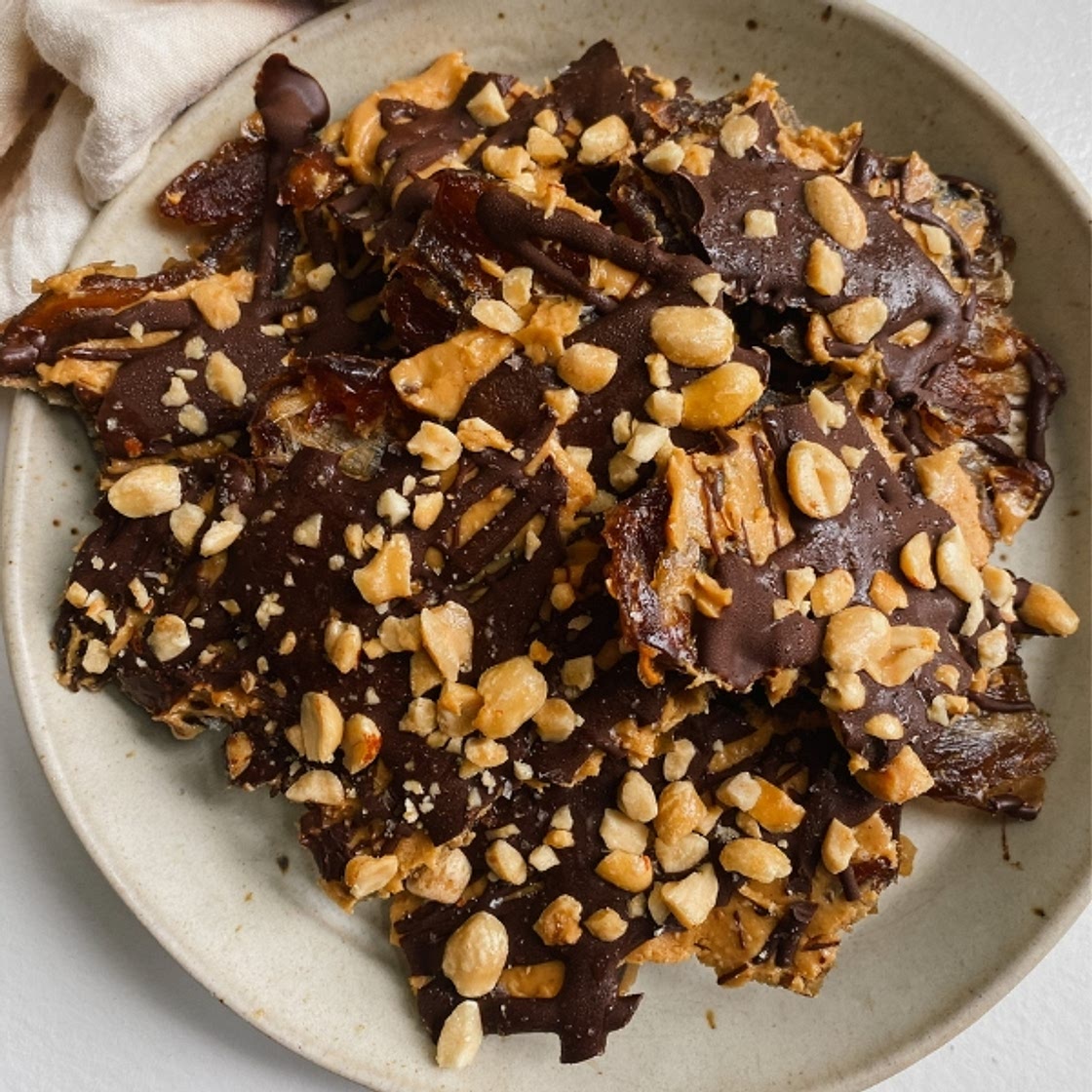 Snickers Date Bark