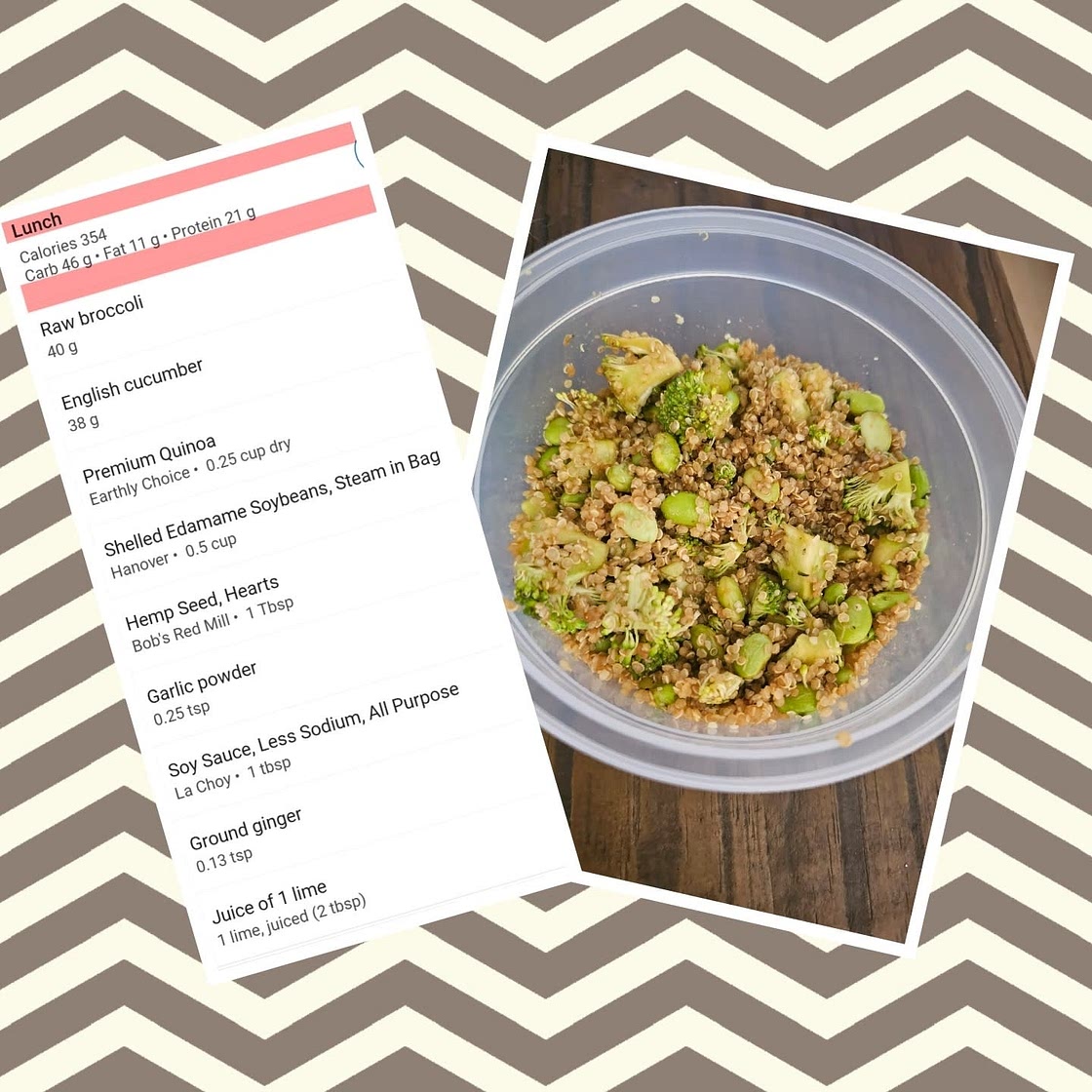 High Protein Vegan Edamame Quinoa Salad