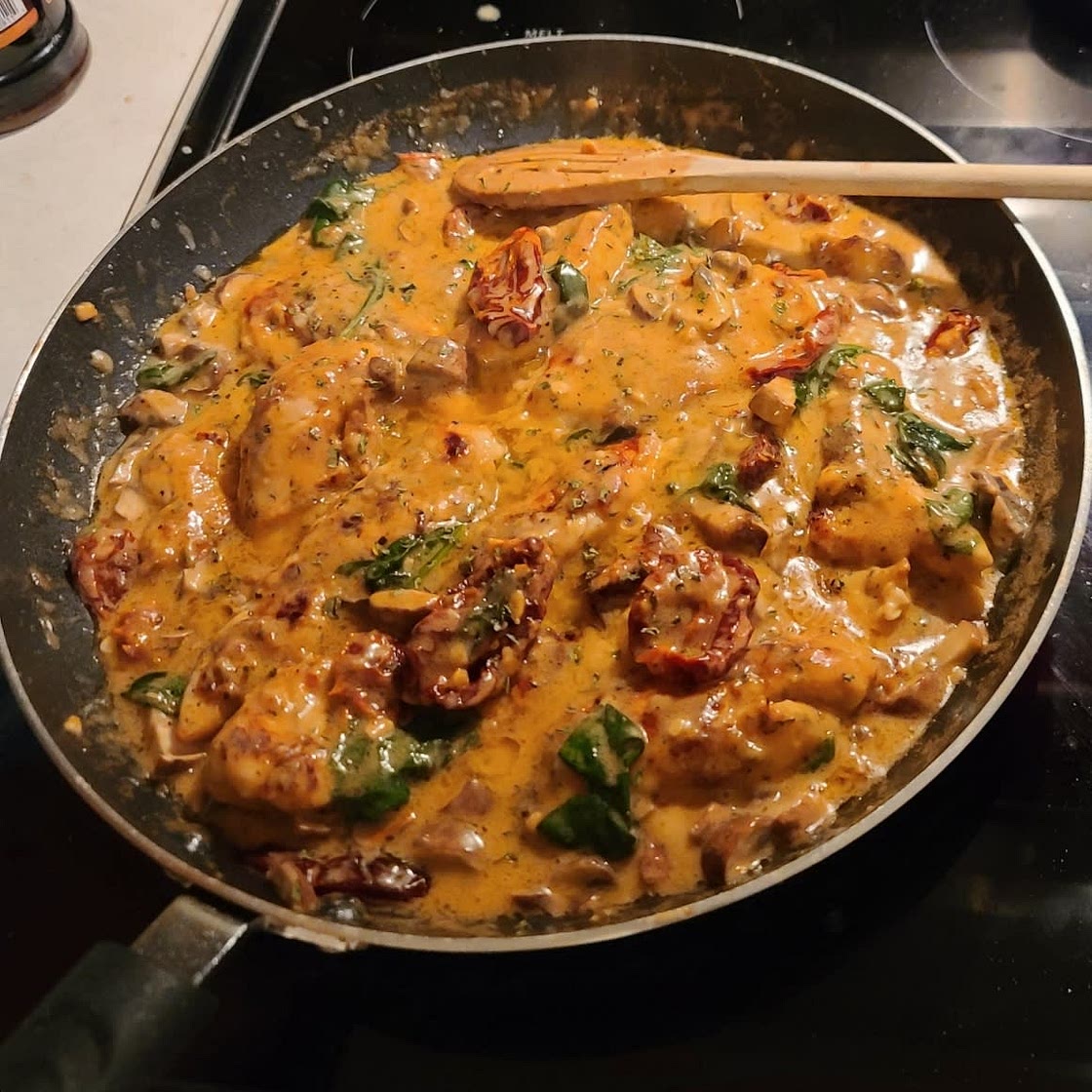 Tuscan Chicken in Parmesan Cream Sauce