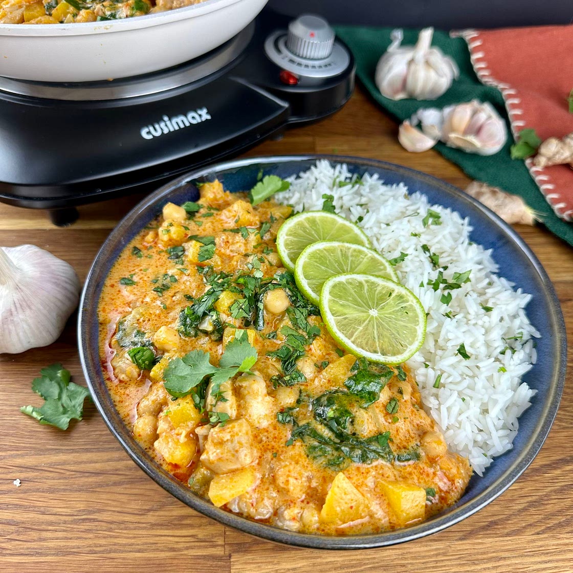 Butternut Squash and Chicken Curry