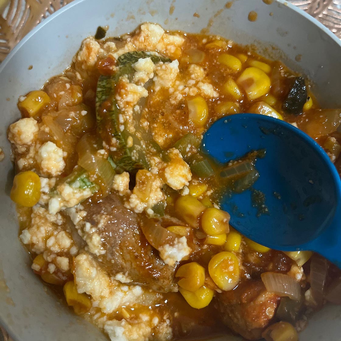 VERDURAS MEXICANAS CON PUERCO