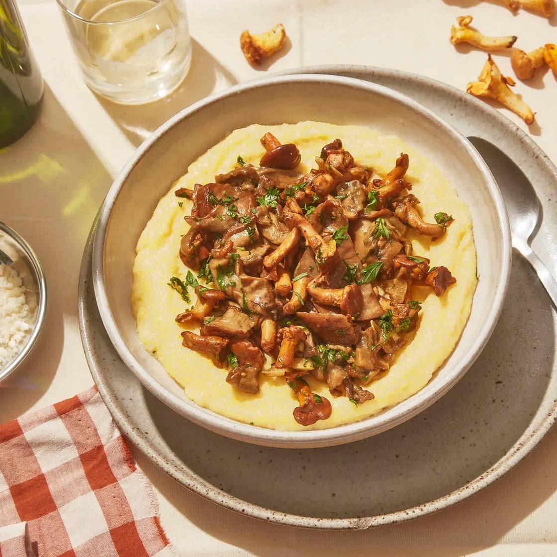 Venezianische Polenta mit Pilzen