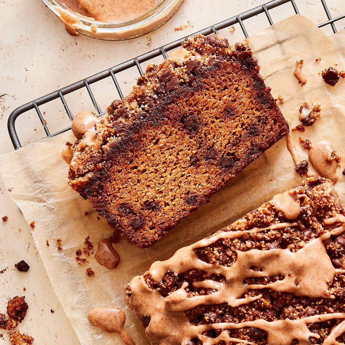 Pumpkin Streusel Chocolate Chip Loaf