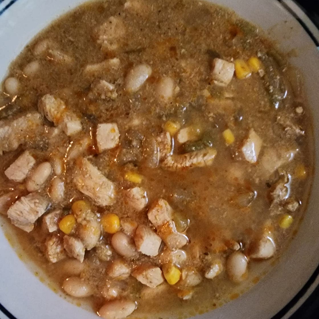Healthy White Chicken Chili