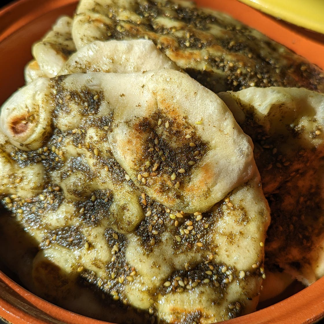 Za'atar Naan Bread