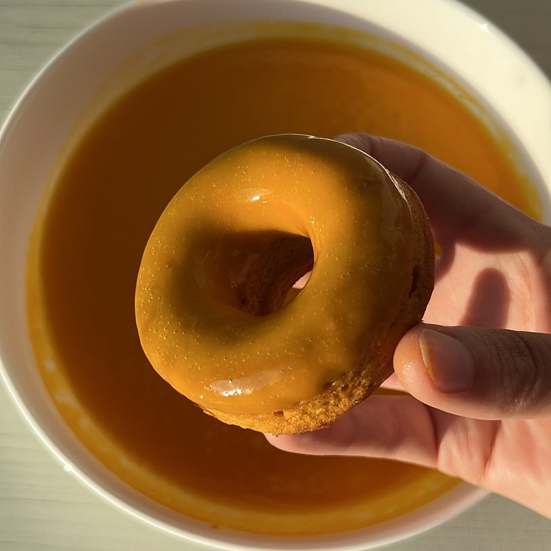 Pumpkin spice baked donuts