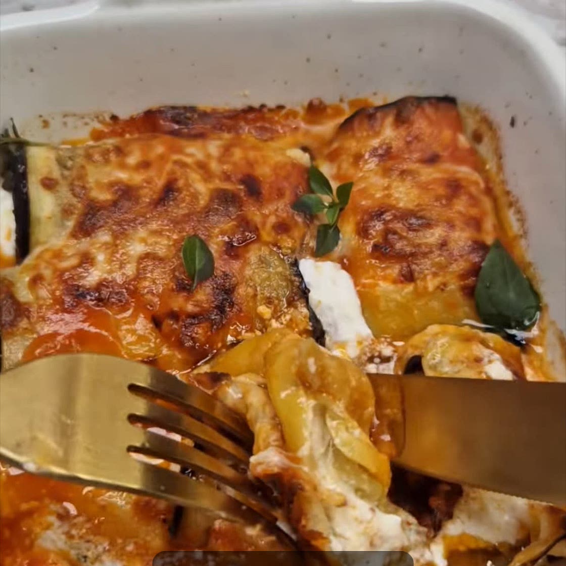 Roulades d’aubergines 