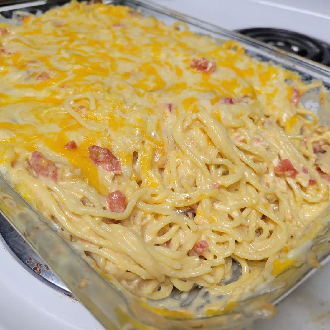 Cheesy Chicken Spaghetti
