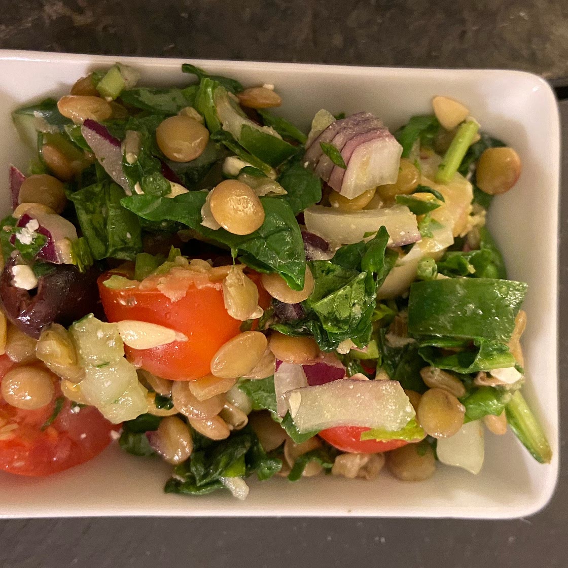 Mediterranean Lentil Salad