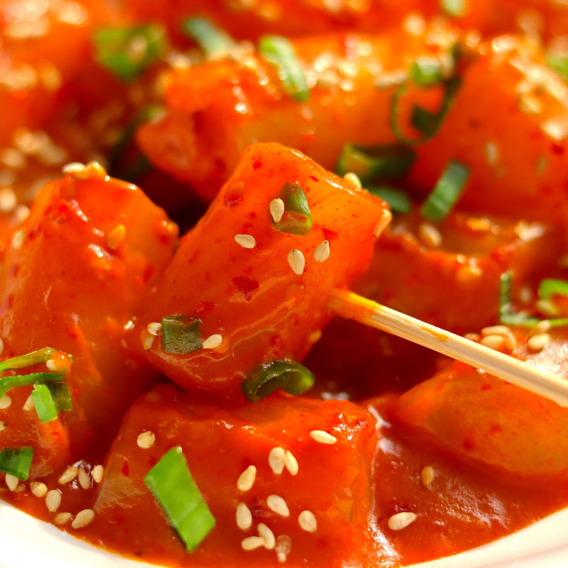 Sesame Rice Paper Tteokbokki