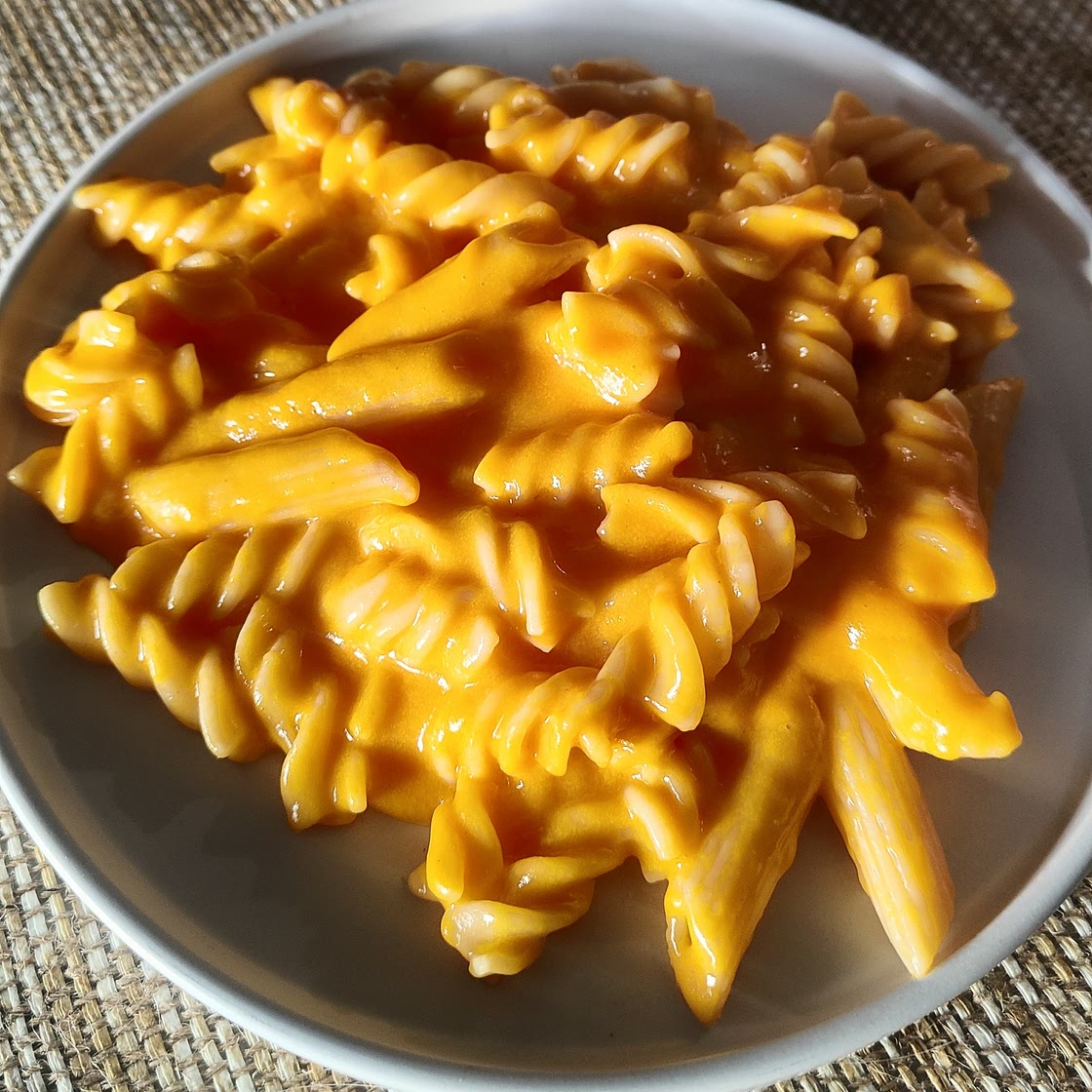 Sweet potato mac & cheese