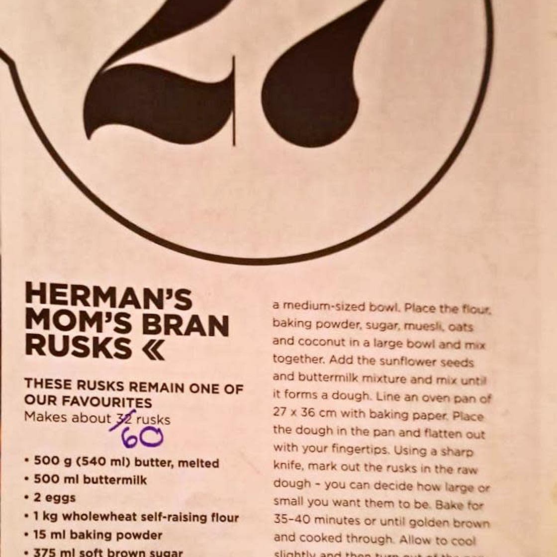 HERMAN'S
MOM'S BRAN RUSKS - Rozanne