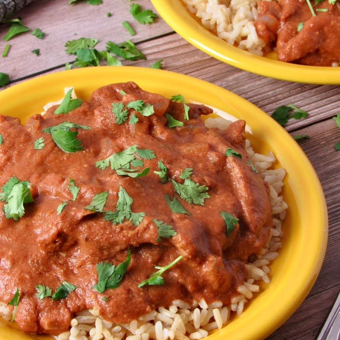 Vegan Butter Chicken (with Soy Curls)