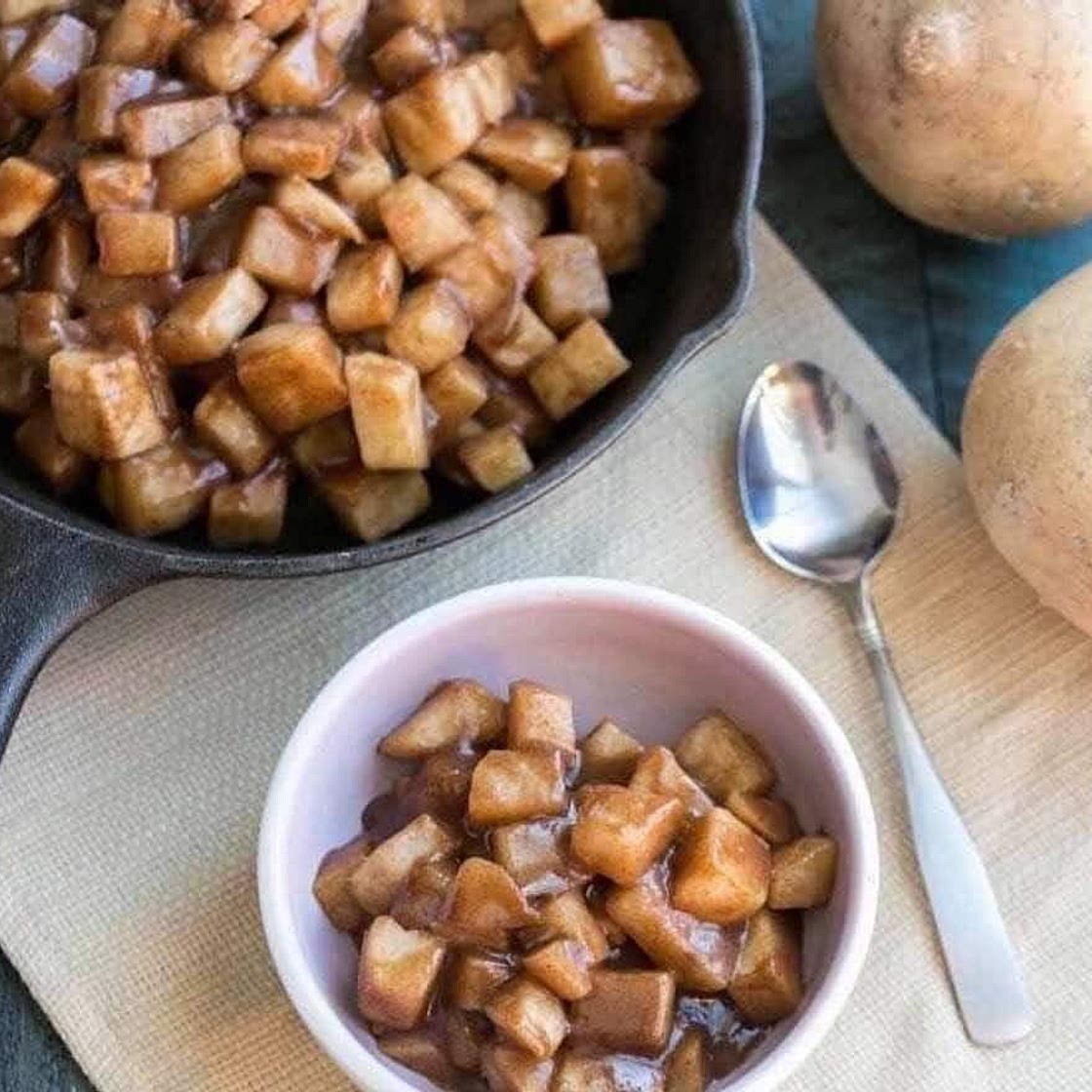 Baked Cinnamon Jicama