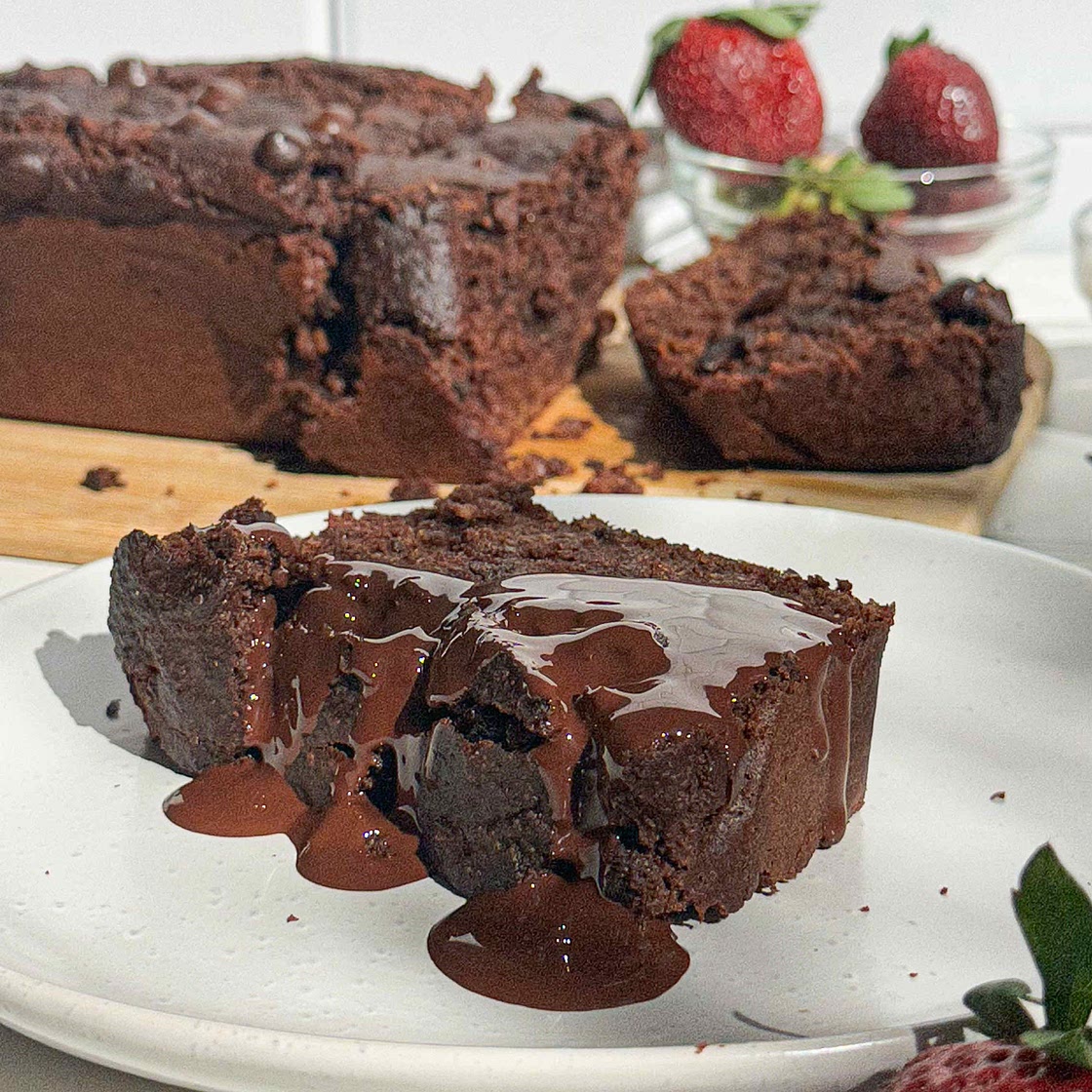 Healthier Double Choc Banana Bread