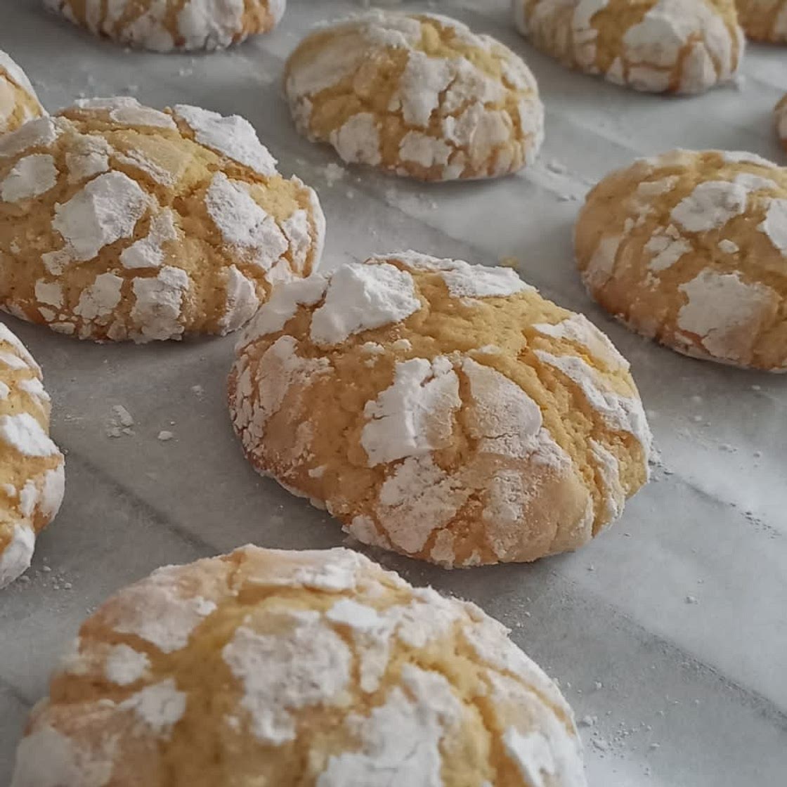 Lemon Crinkle Cookies