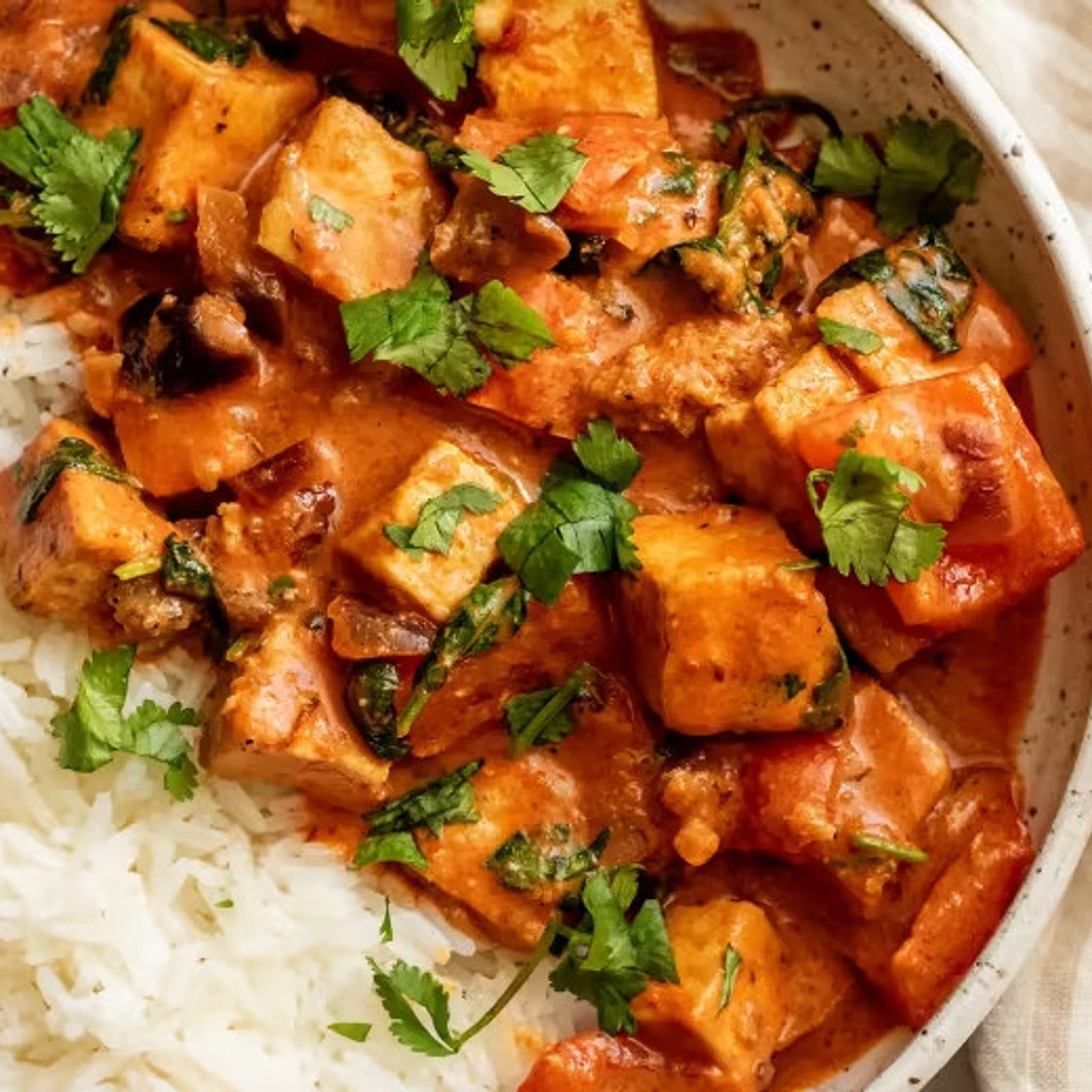 Peanut Red Curry Tofu