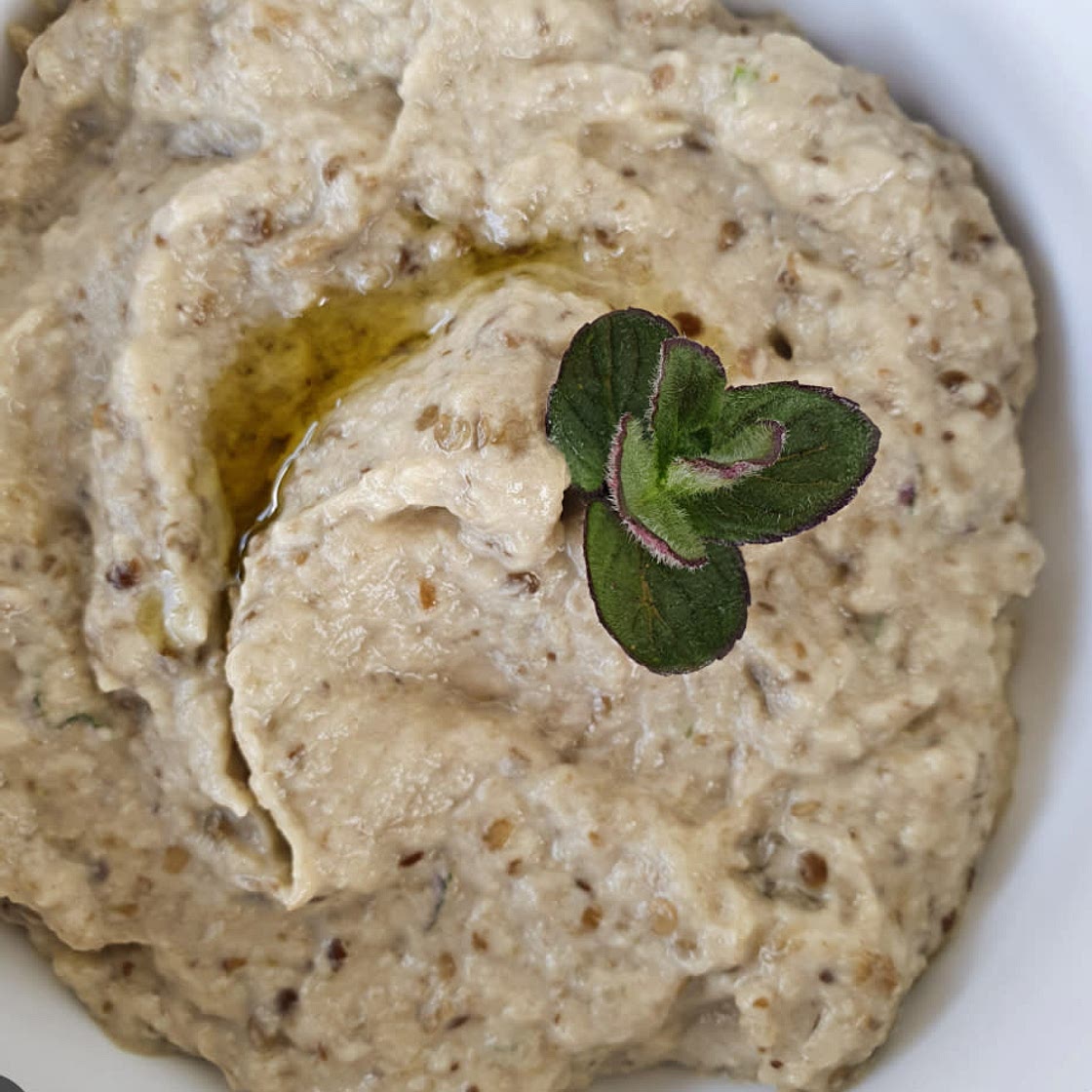 Salsa alle melanzane e ceci