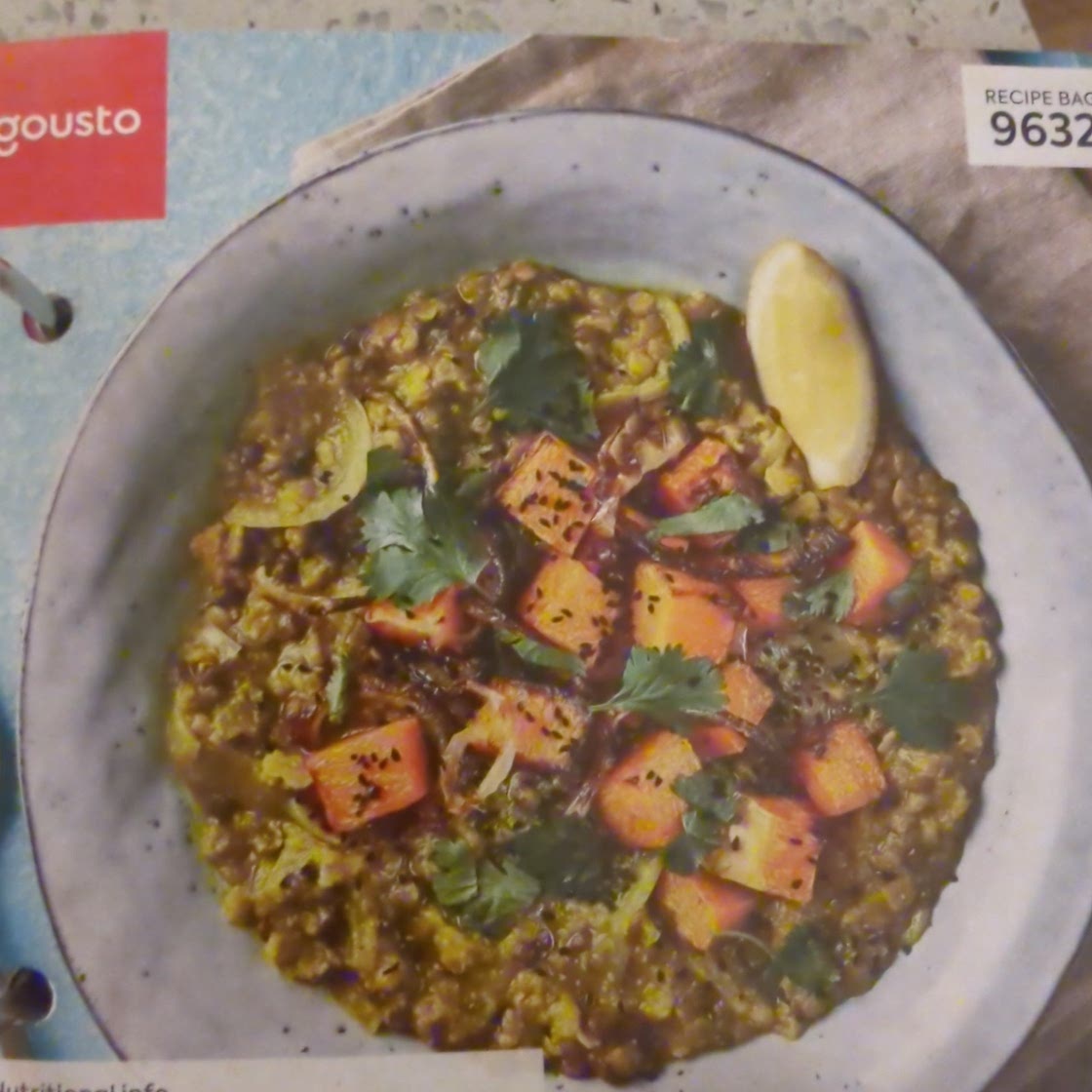 Butternut Squash, Lentil & Coconut Dal