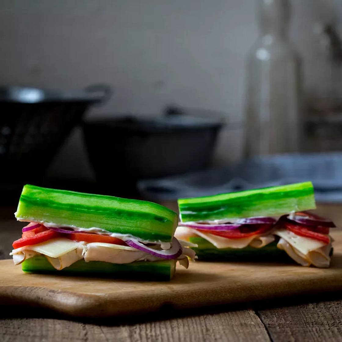 Cucumber Turkey Sub Sandwich