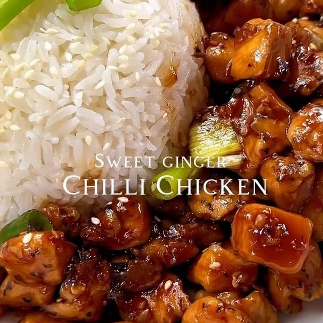 Recipe Sweet Ginger Chili Chicken 🍗