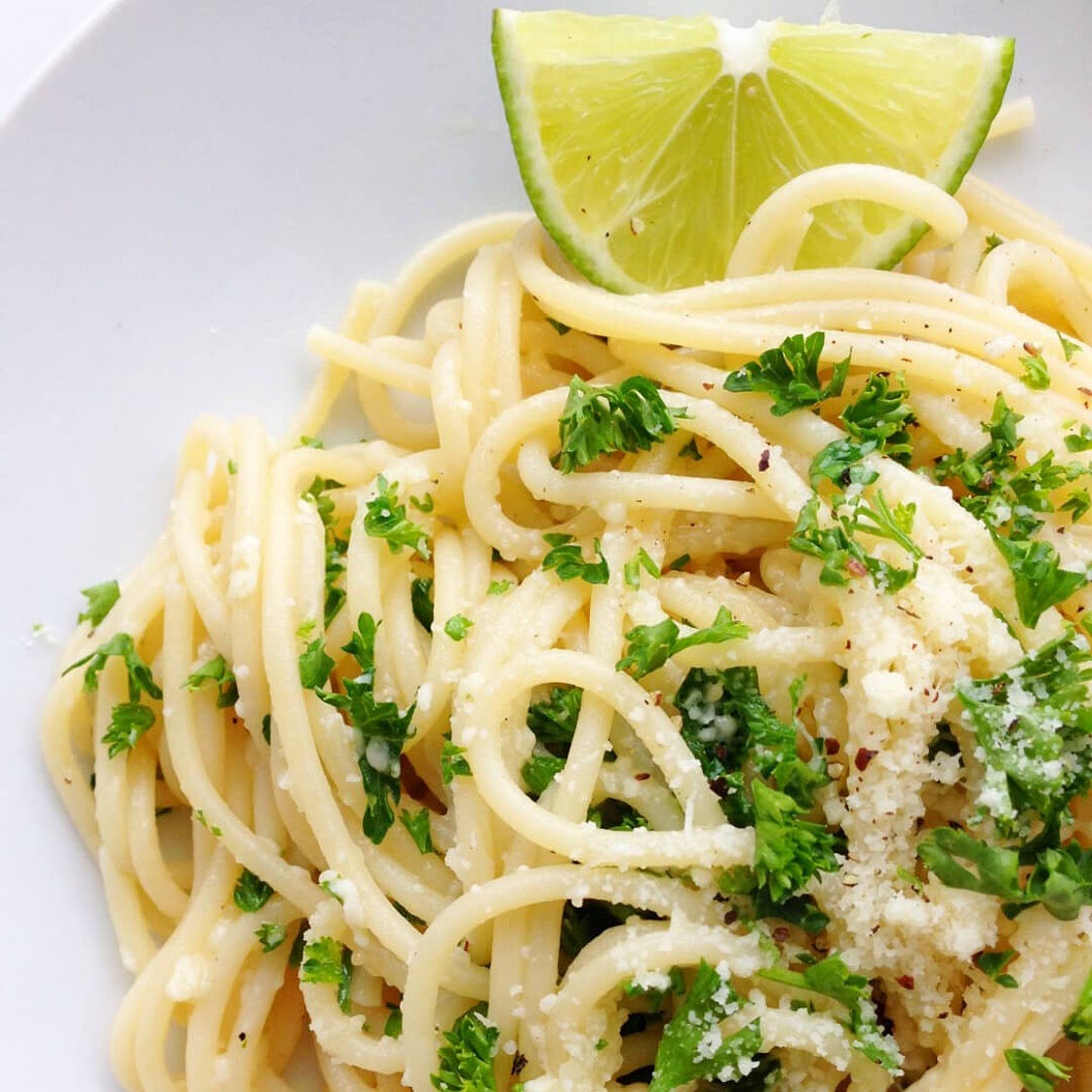 Jillian Harris: Lime Parmesan Pasta - Natures Fare