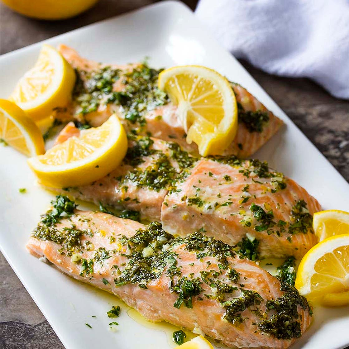 Salmon with Lemon and Herbs