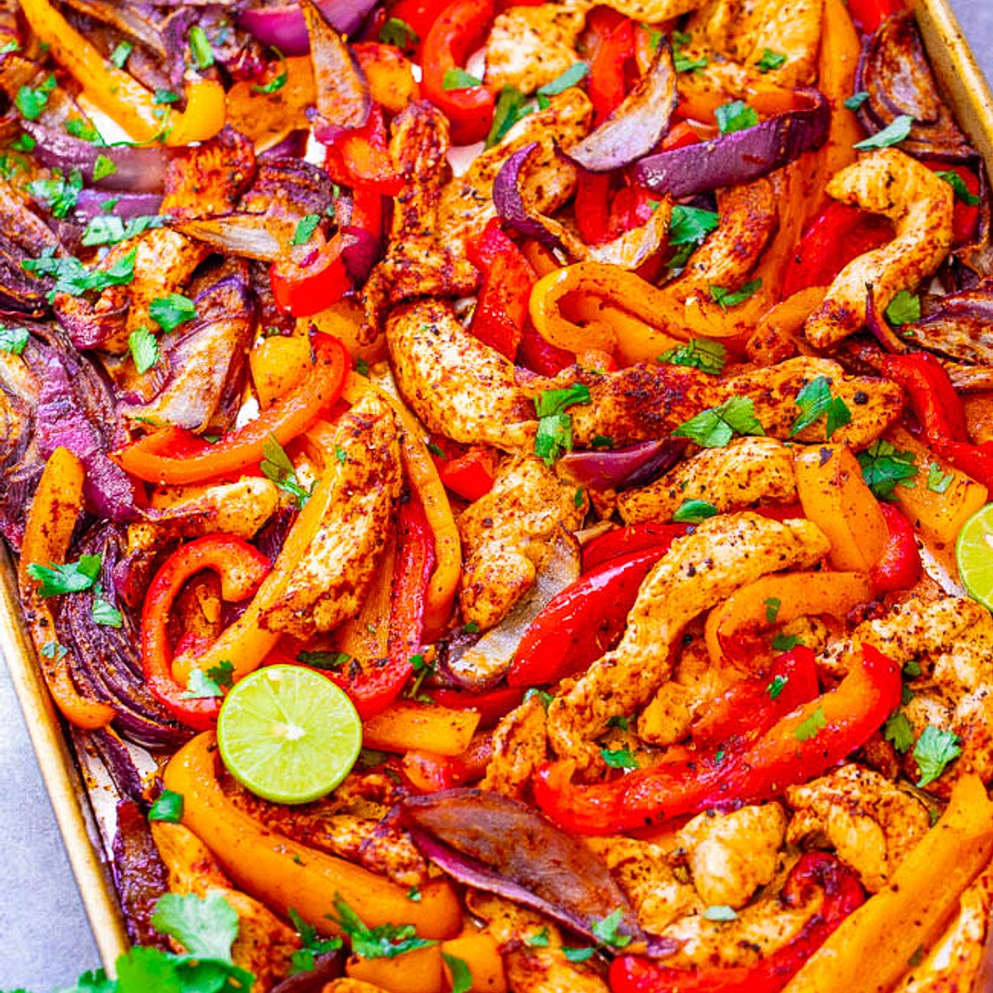 Mexican Sheet Pan Chicken Fajitas