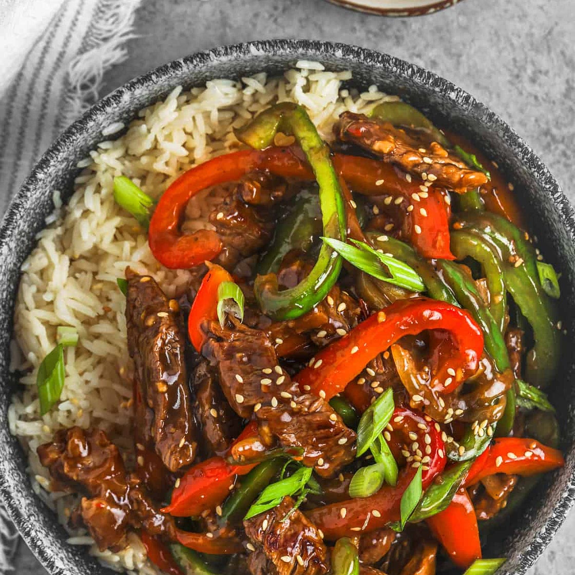 Skillet Pepper Steak