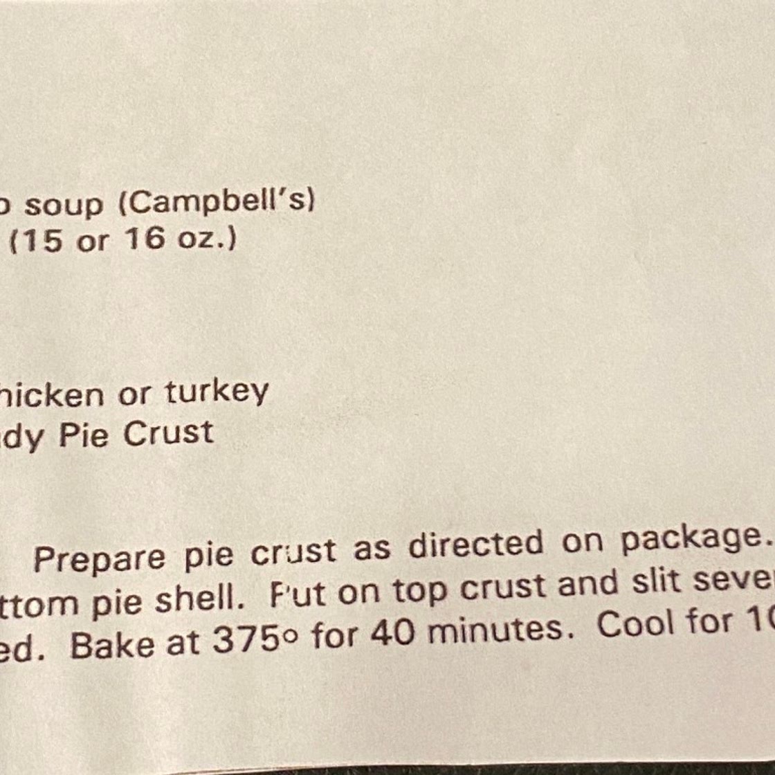 Pot pie