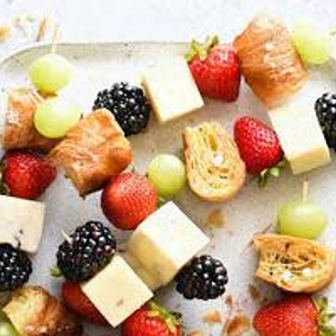 Fruit and Cheese Skewer