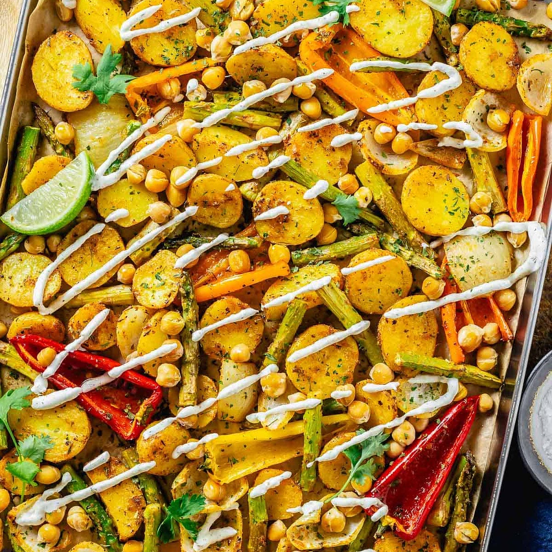 Chickpea Sheet Pan Dinner