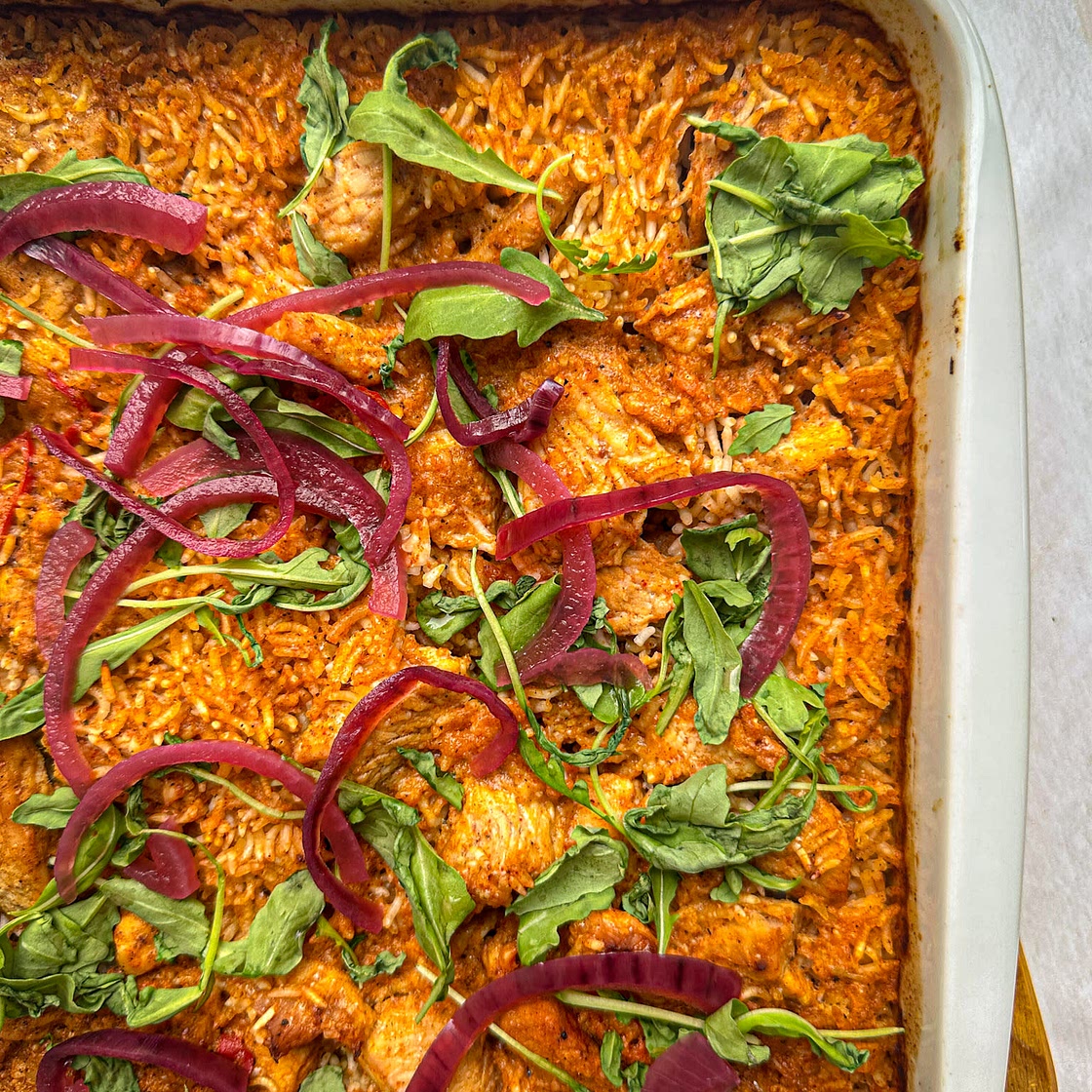 Oven Baked Chicken and Rice