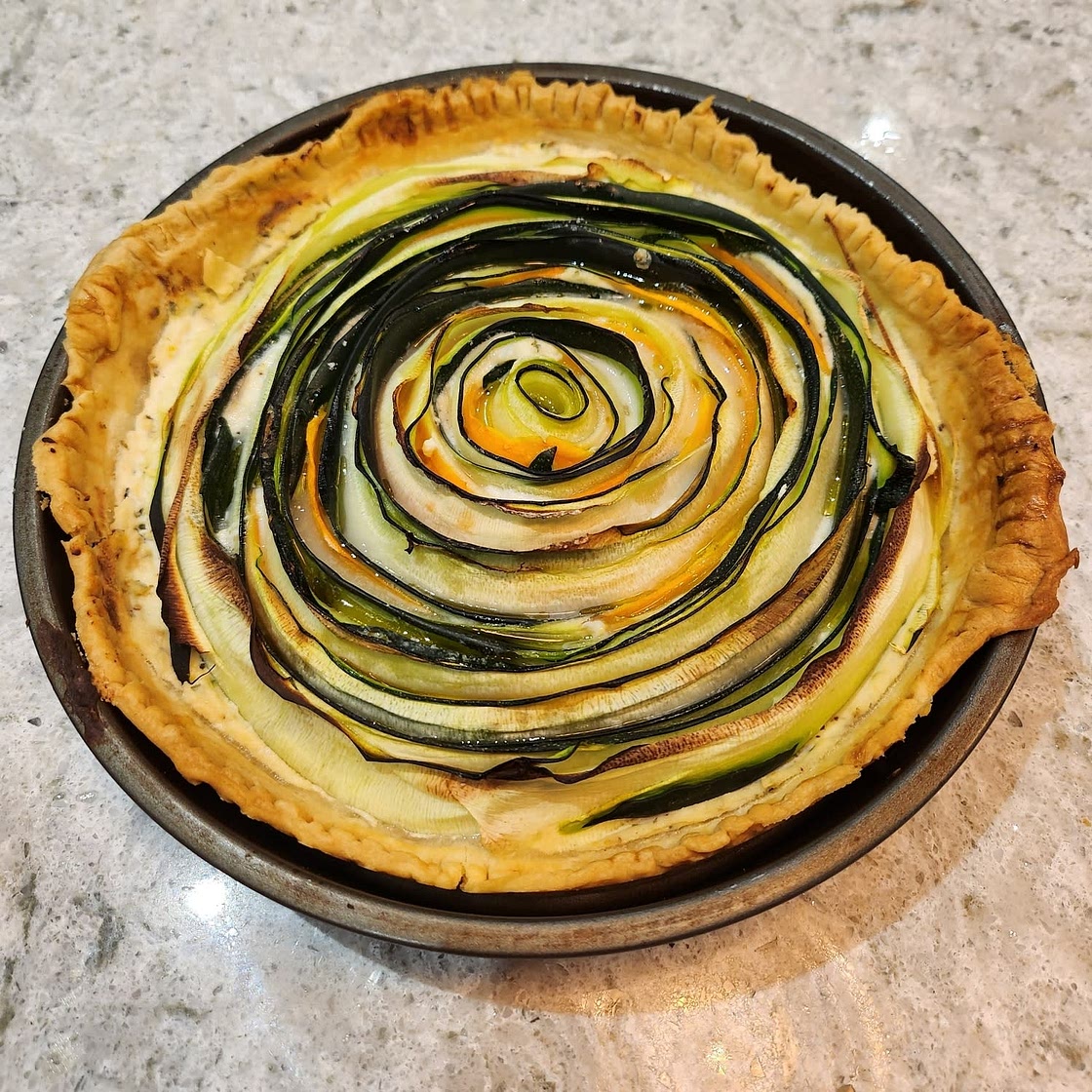 Courgette and Ricotta Tart