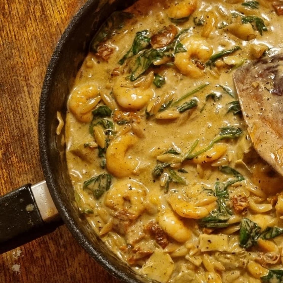 Shrimp Orzo (30-Minute, One-Pan Meal)