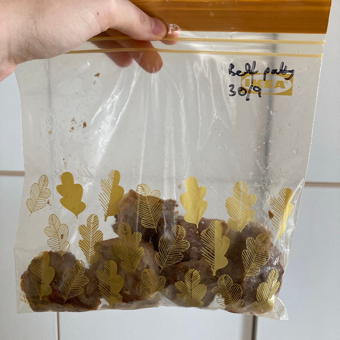Beef Patties (for baby) 