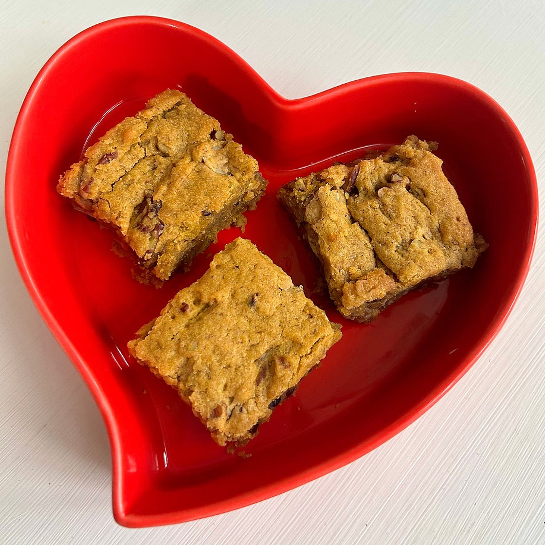 Pumpkin Pecan Blondies