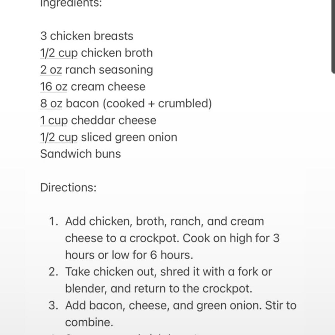 Crack Chicken Sandwiches