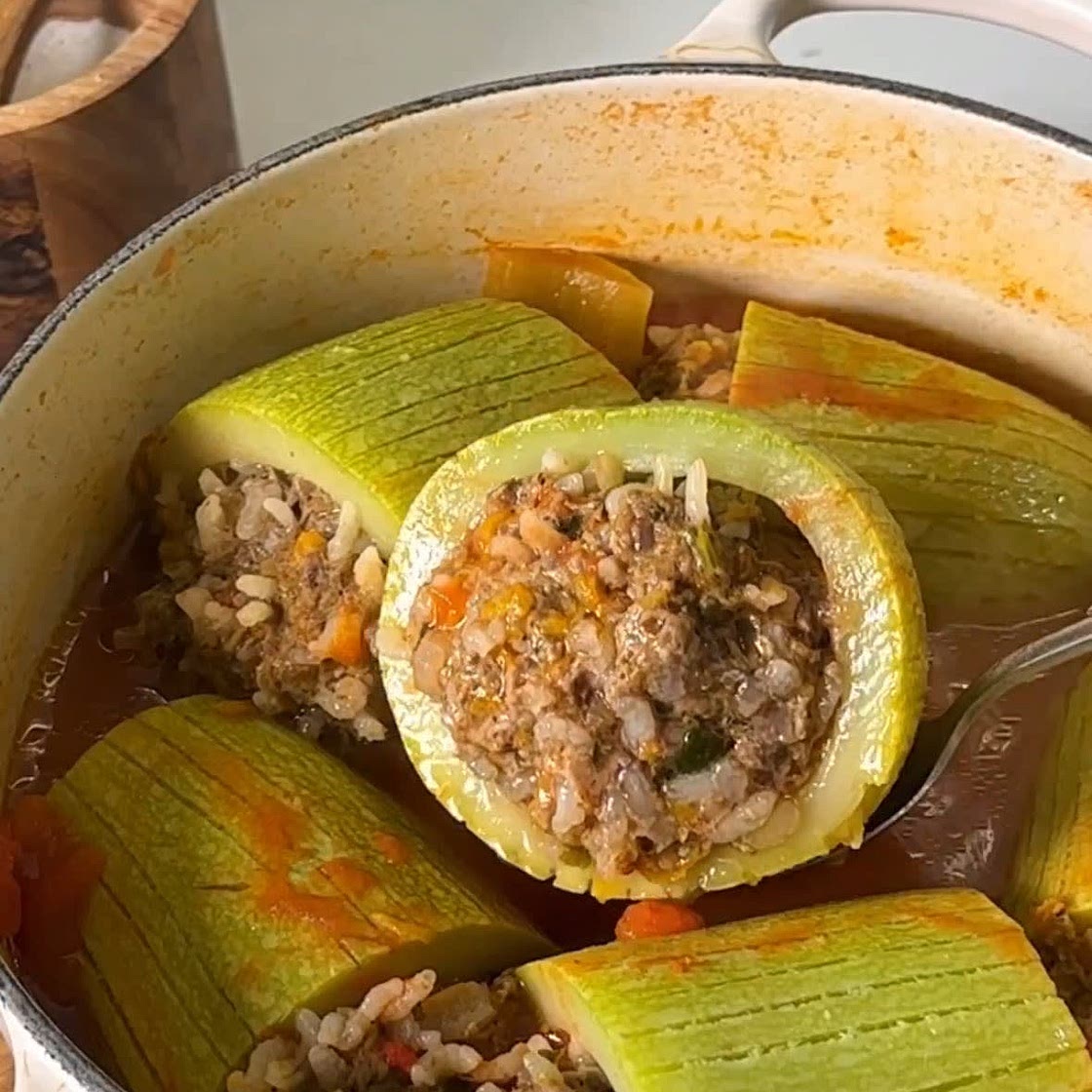 Фаршированные кабачки