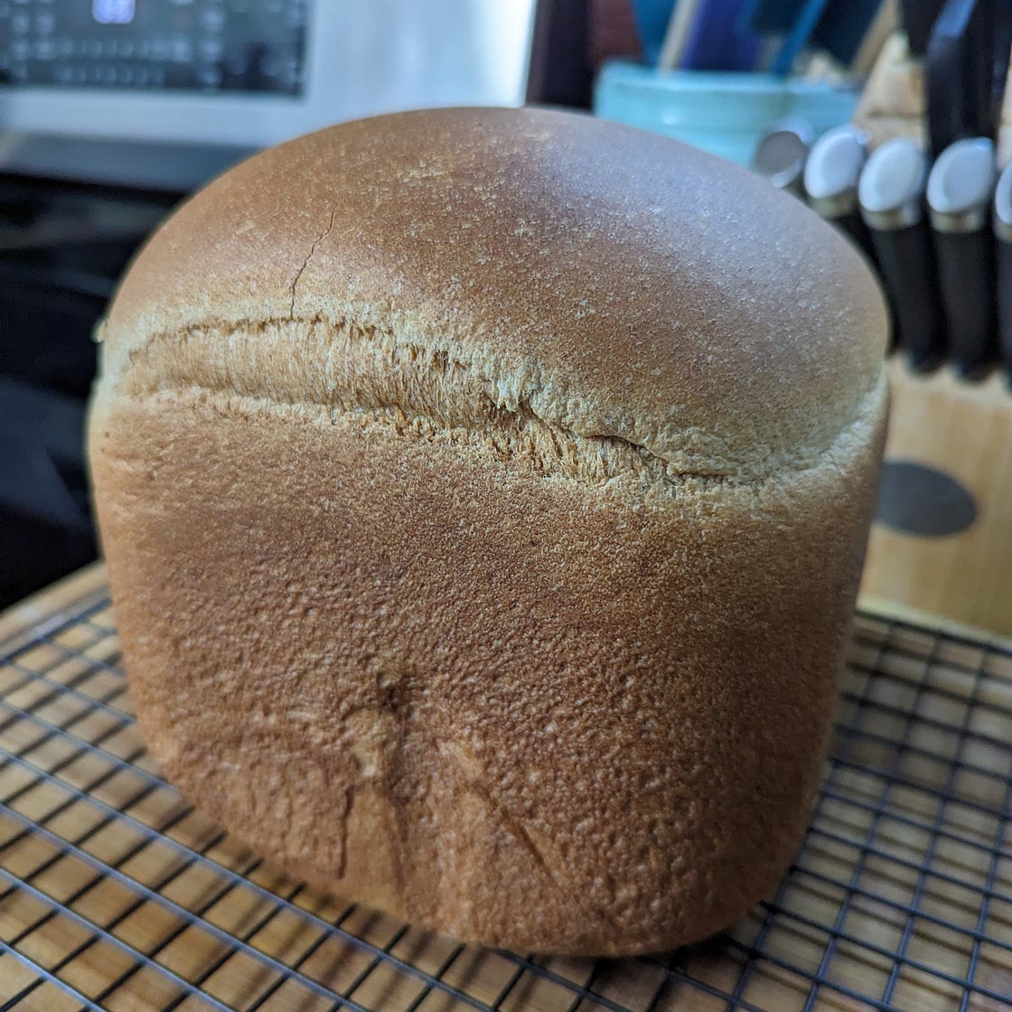 MorBo's Fluffy& Soft 50/50 Bread Machine Bread
