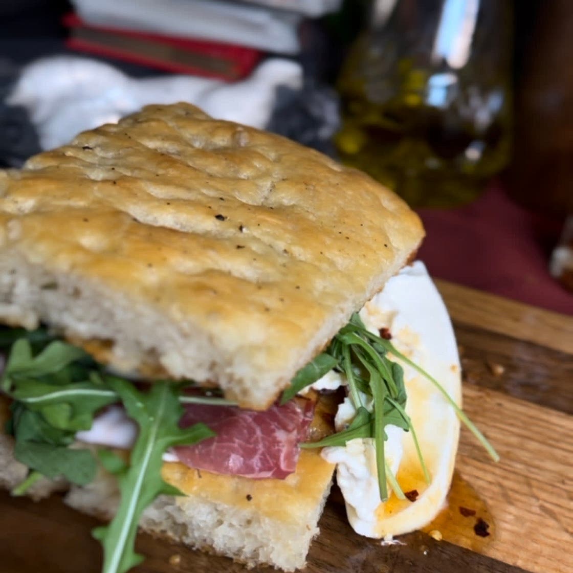 Cheesy Pesto Focaccia Bread