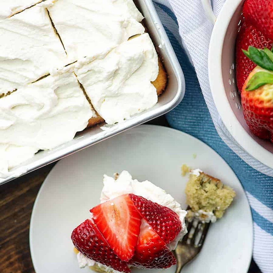Strawberry Cream Cake