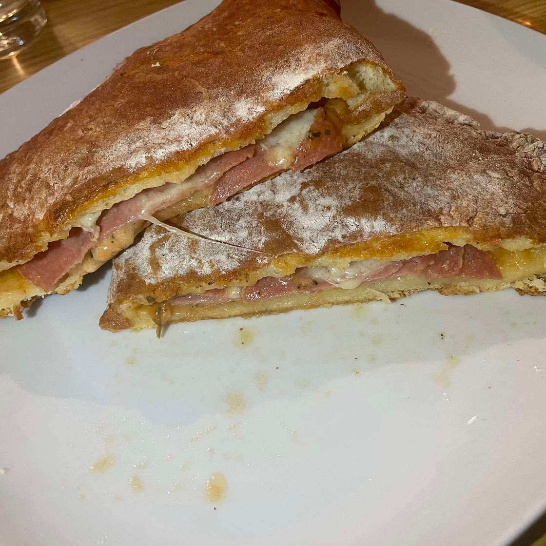 Fettarmer Calzone