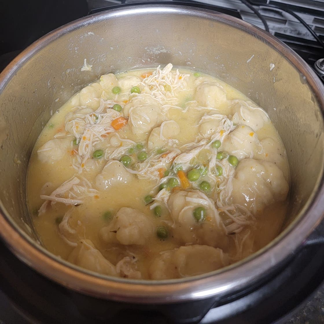 Easy Instant Pot Chicken and Dumplings