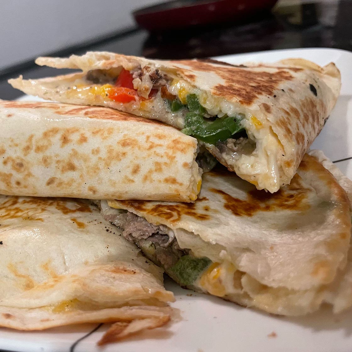 Philly Cheesesteak Quesadilla Recipe
