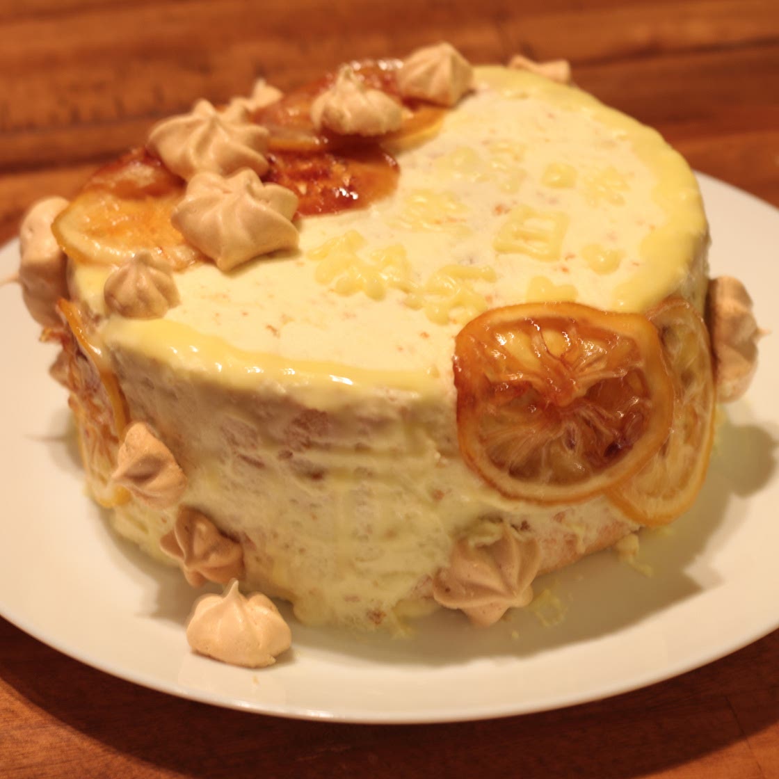 chinese bakery-style lemon chiffon cake