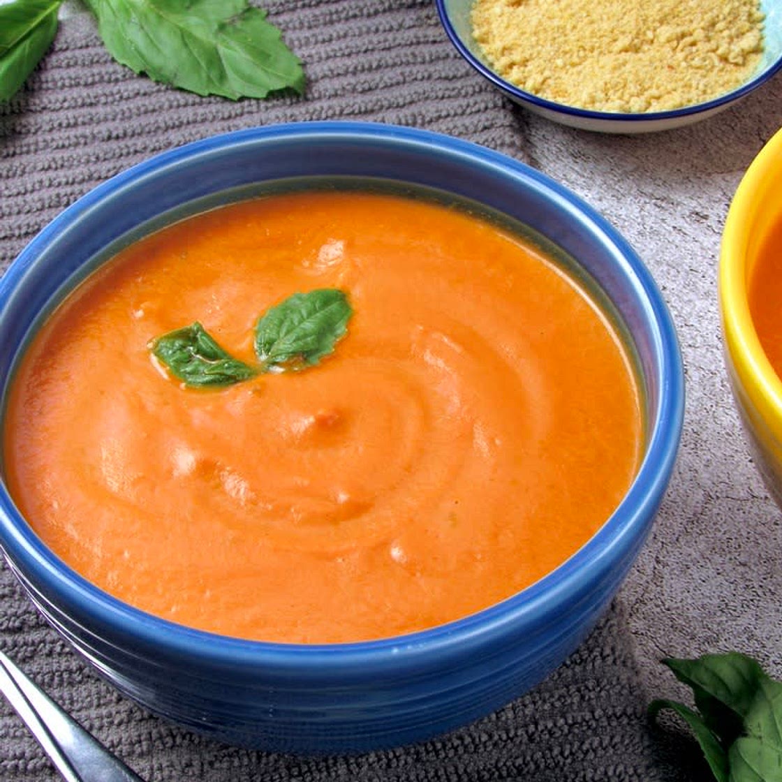Vegan Tomato Basil Soup