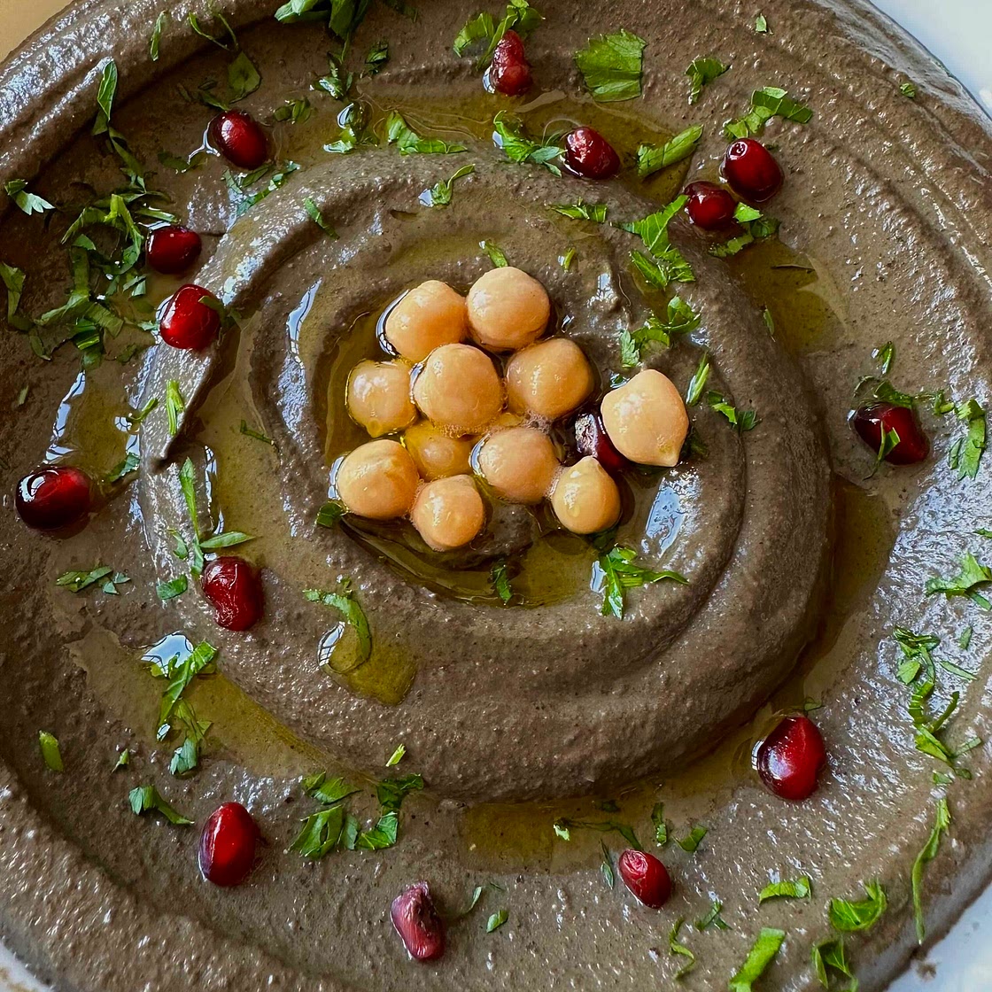 BLACK GARLIC HUMMUS