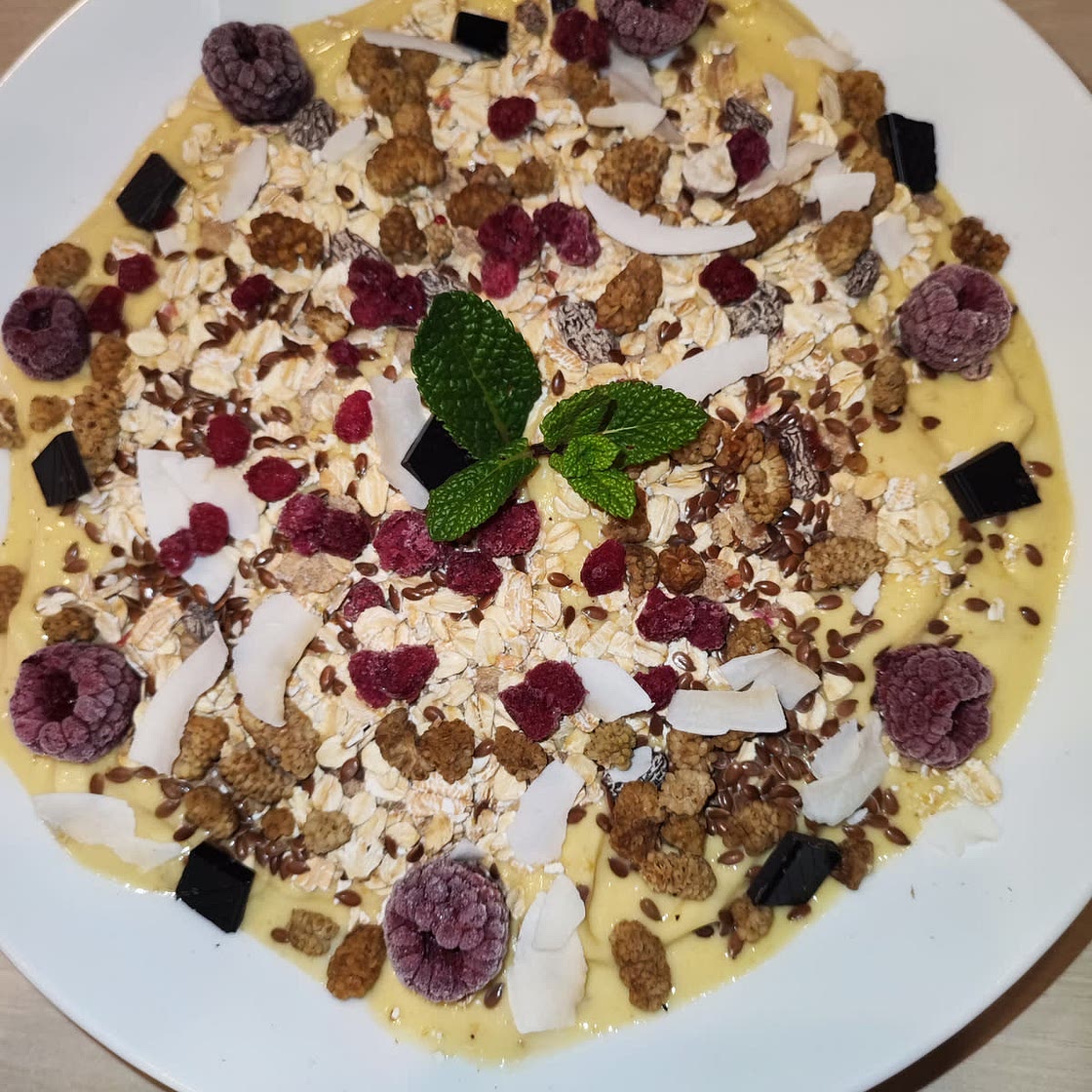 smoothie bowl banane mangue