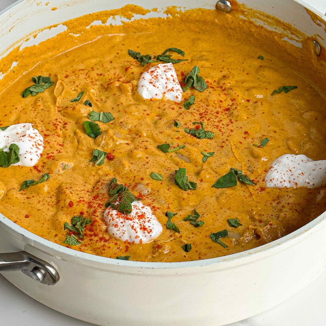 Creamy Pumpkin & Sage Butter Beans